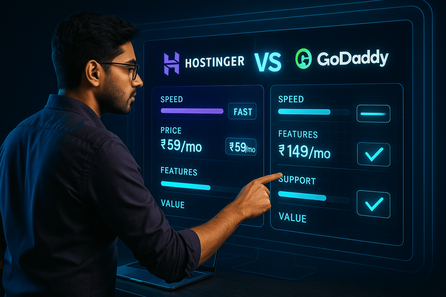 hostinger vs godaddy